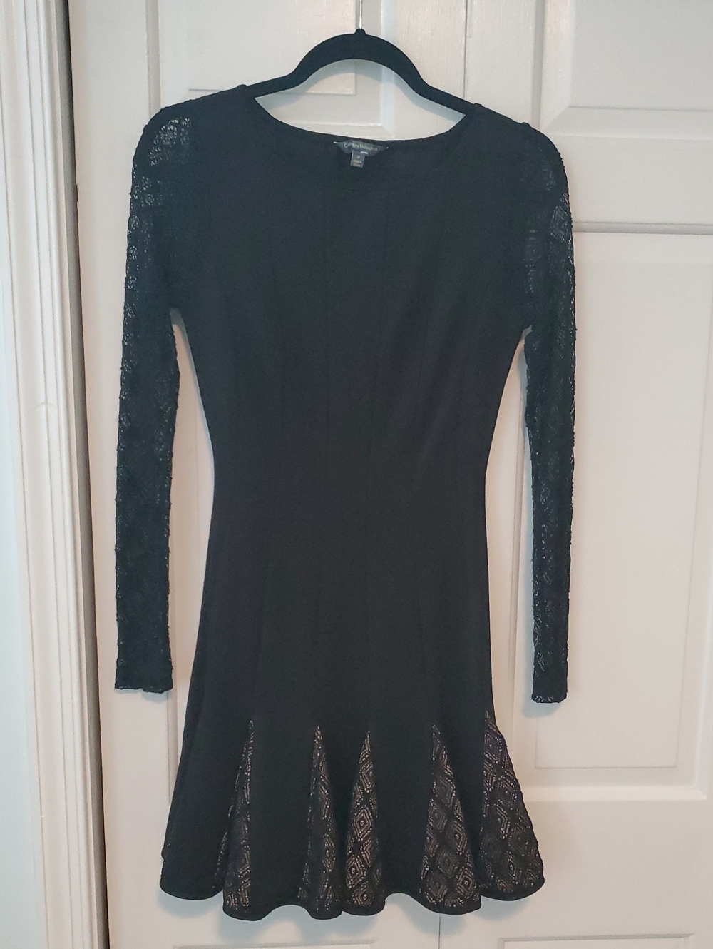 Skater Dress With Lace